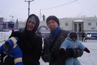 Обезьян мучают на Дворцовой площади